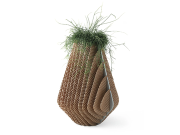 MUNZO - High aluminium garden vase by JCP UNIVERSE - view 2